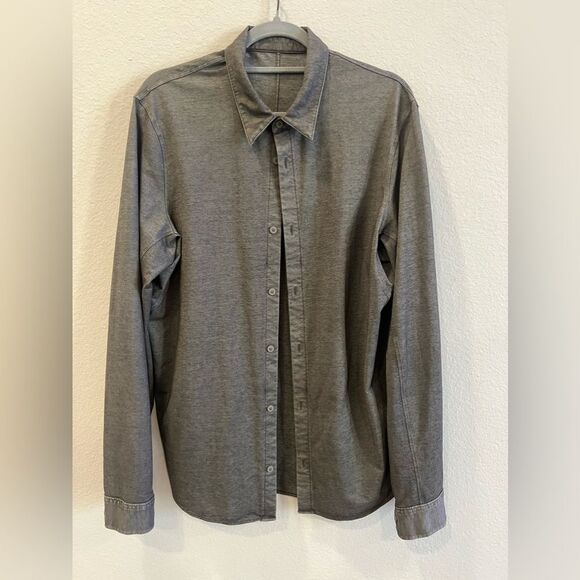New Venture Classic-Fit Long-sleeve Shirt L - Picture 1 of 3